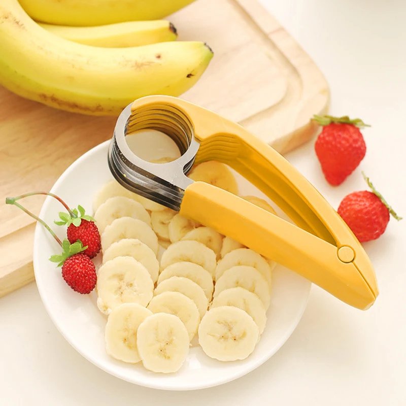 Maximize Sua Cozinha com o Banana Slicer de Aço Inoxidável